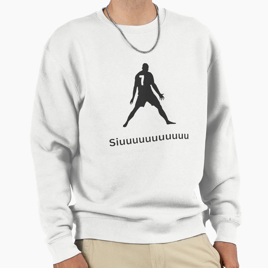 Cr7 Christiano Ronaldo Siuu Sweatshirt - Fun Novelty Design Unisex - T-Shirt, Sweatshirt, Hoodie