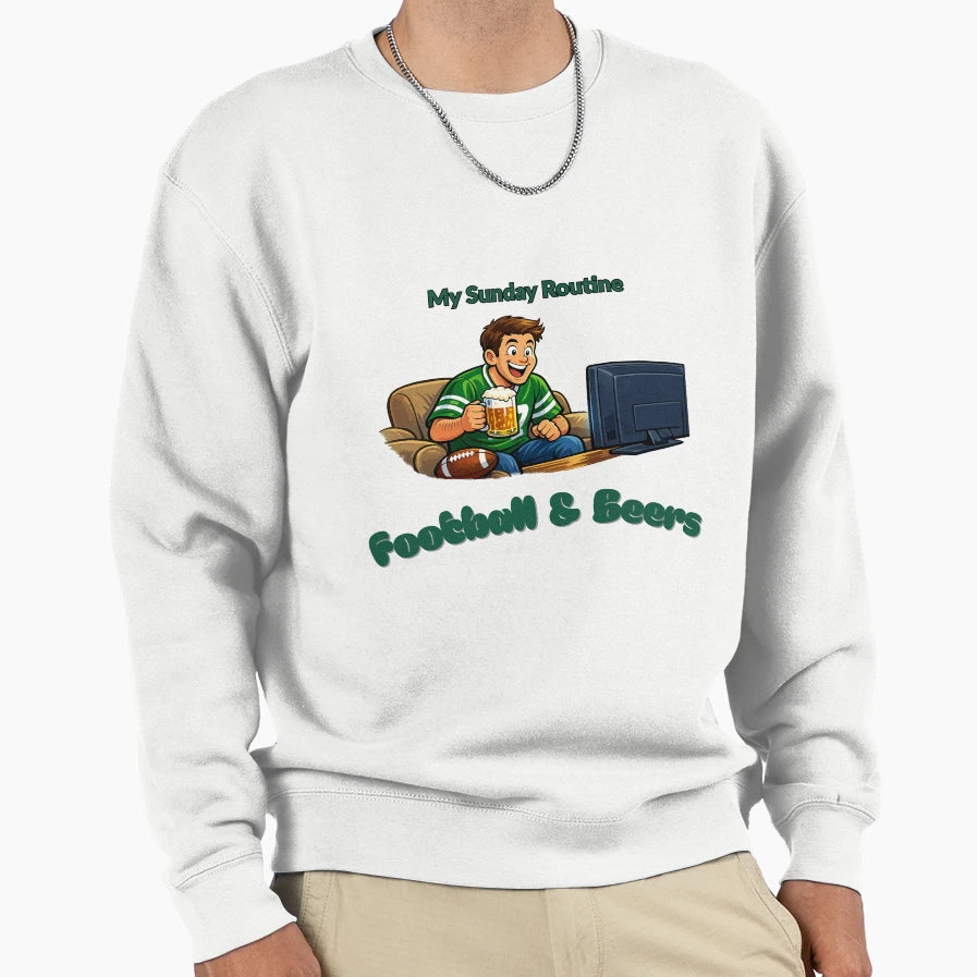 New York Jets My Sunday Sweatshirt - Casual Everyday Wear for Adults - T-Shirt, Sweatshirt, Hoodie