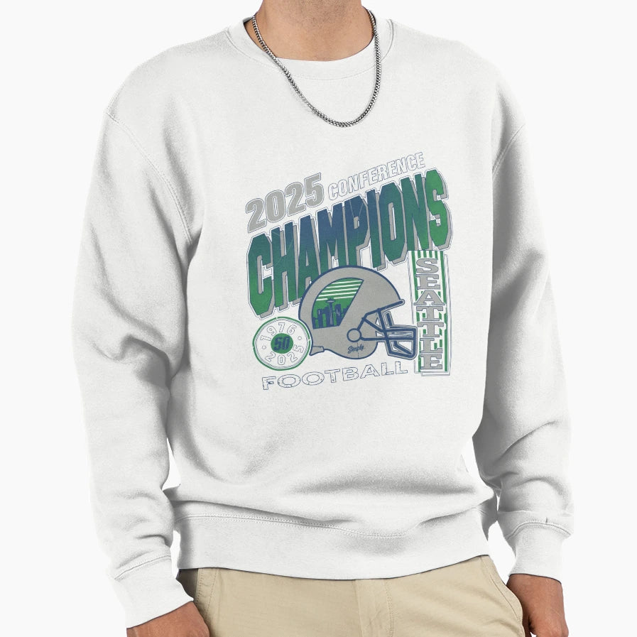 Seattle Seahawks Sweatshirt - Fun Novelty Design for Adults - T-Shirt, Sweatshirt, Hoodie