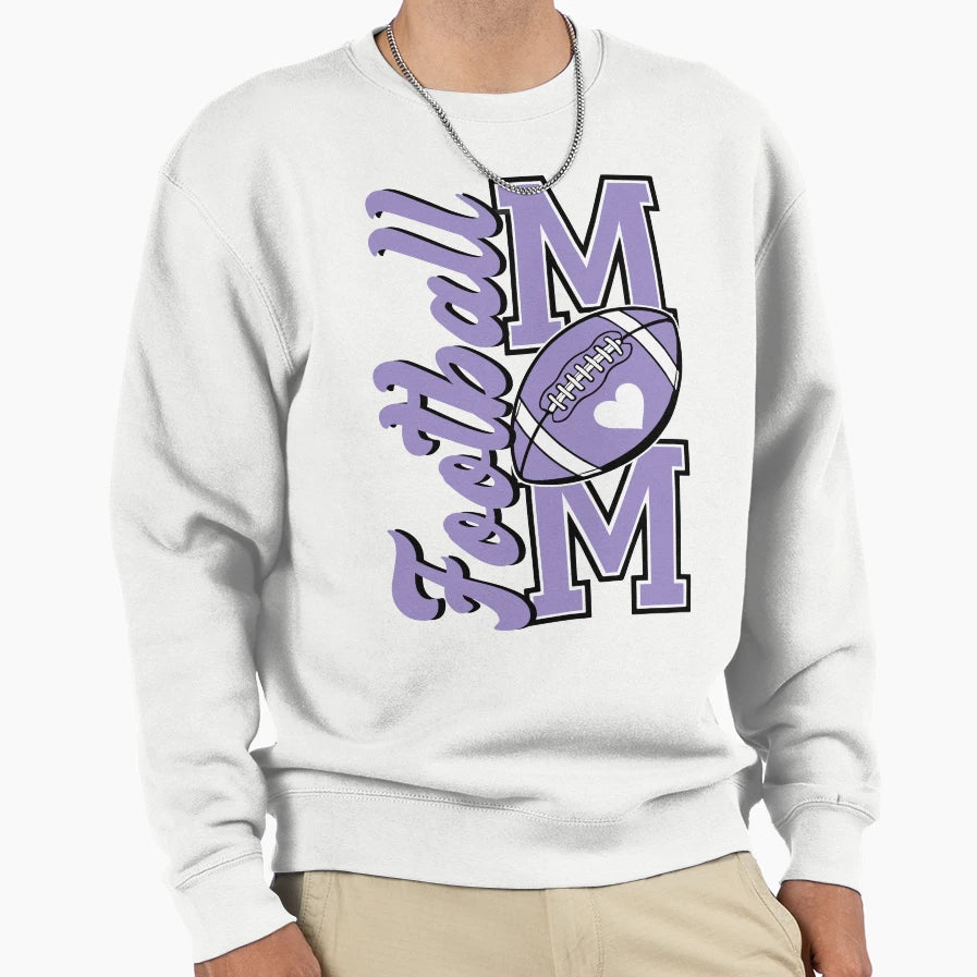 Football Mom Game Day Sports Football Sweatshirt - Graphic Print Unisex - T-Shirt, Sweatshirt, Hoodie