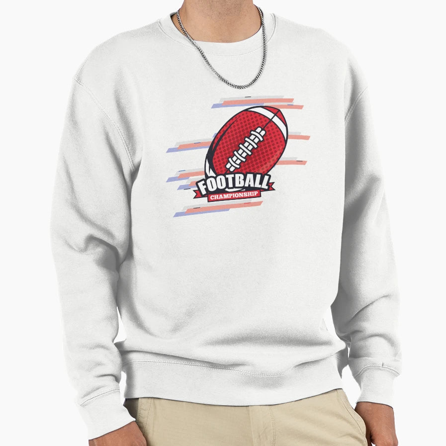 Football Championship Sweatshirt - Fun Novelty Design for Adults - T-Shirt, Sweatshirt, Hoodie