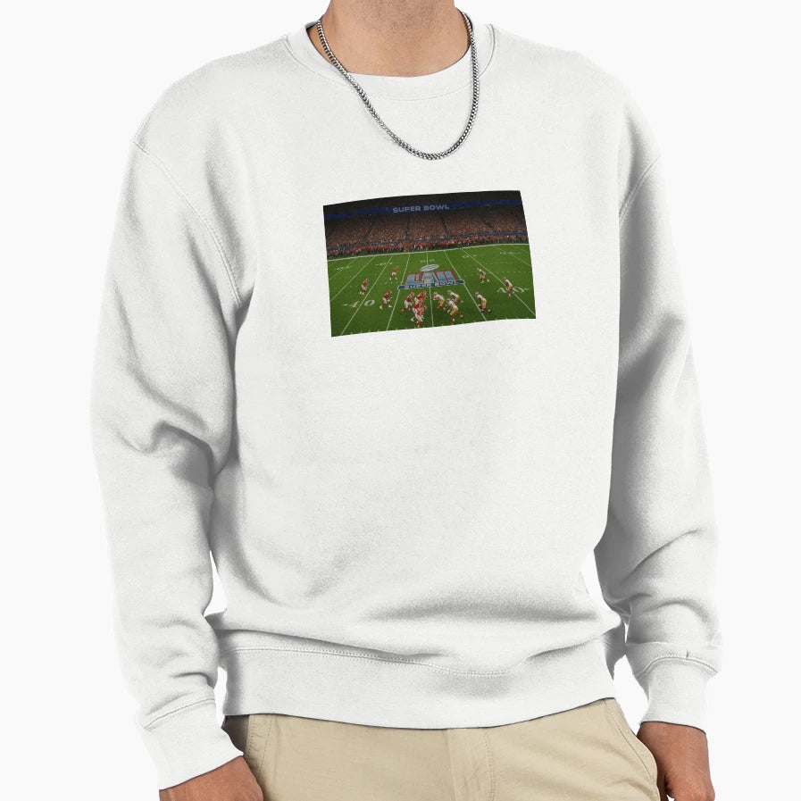 Super Bowl Sweatshirt - Minimalist Print for Adults - T-Shirt, Sweatshirt, Hoodie