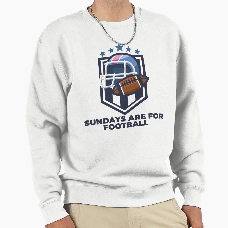 Sundays Are Football Sweatshirt - Unique Graphic for Adults - T-Shirt, Sweatshirt, Hoodie