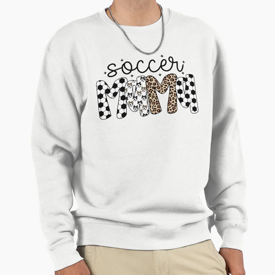 Soccer Mama Sweatshirt - Novelty Apparel Unisex - T-Shirt, Sweatshirt, Hoodie