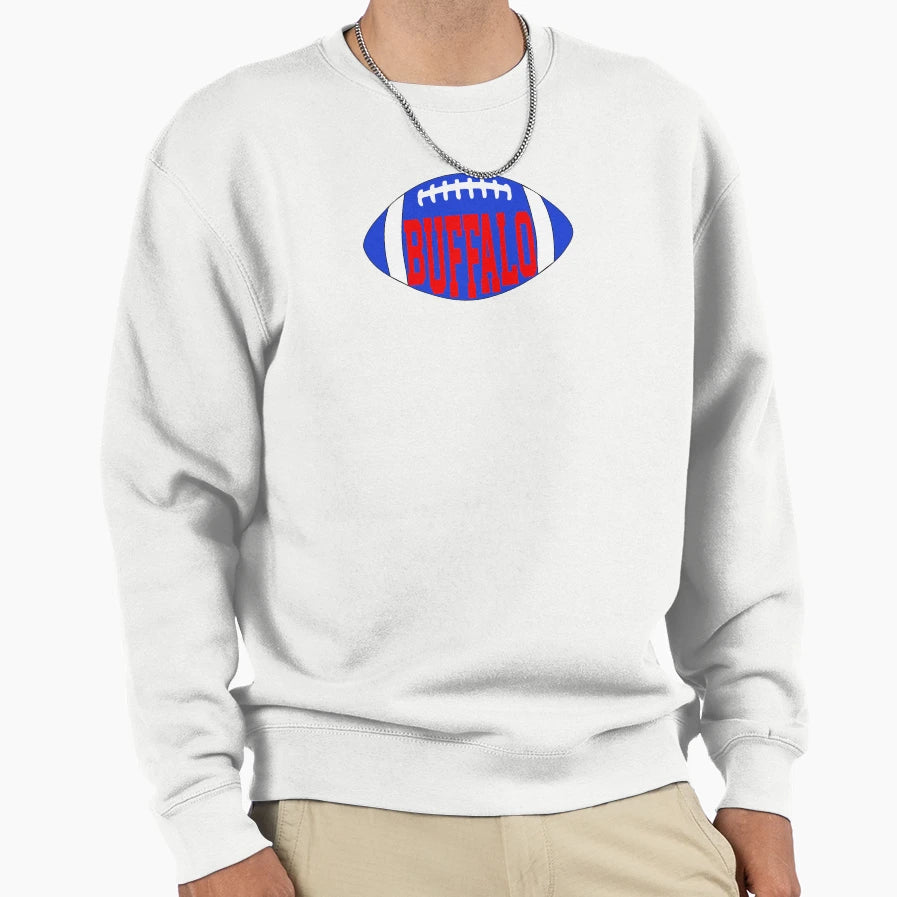Buffalo Football Sweatshirt - Casual Everyday Wear Unisex - T-Shirt, Sweatshirt, Hoodie