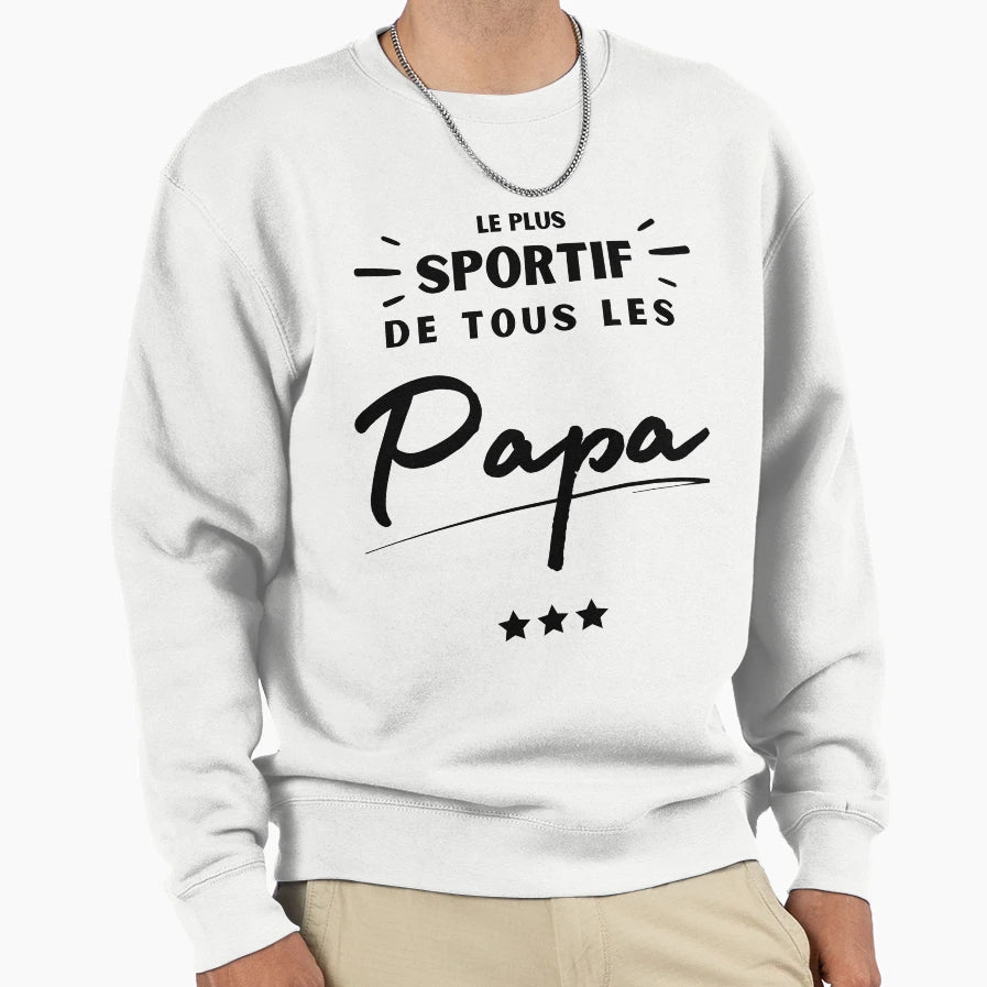 Sporty Dad Gift Birthday Sweatshirt - Novelty Apparel Unisex - T-Shirt, Sweatshirt, Hoodie