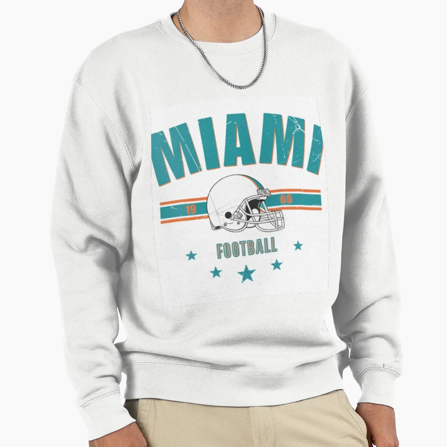 Miami Dolphins Sweatshirt - Streetwear Style Men Women - T-Shirt, Sweatshirt, Hoodie