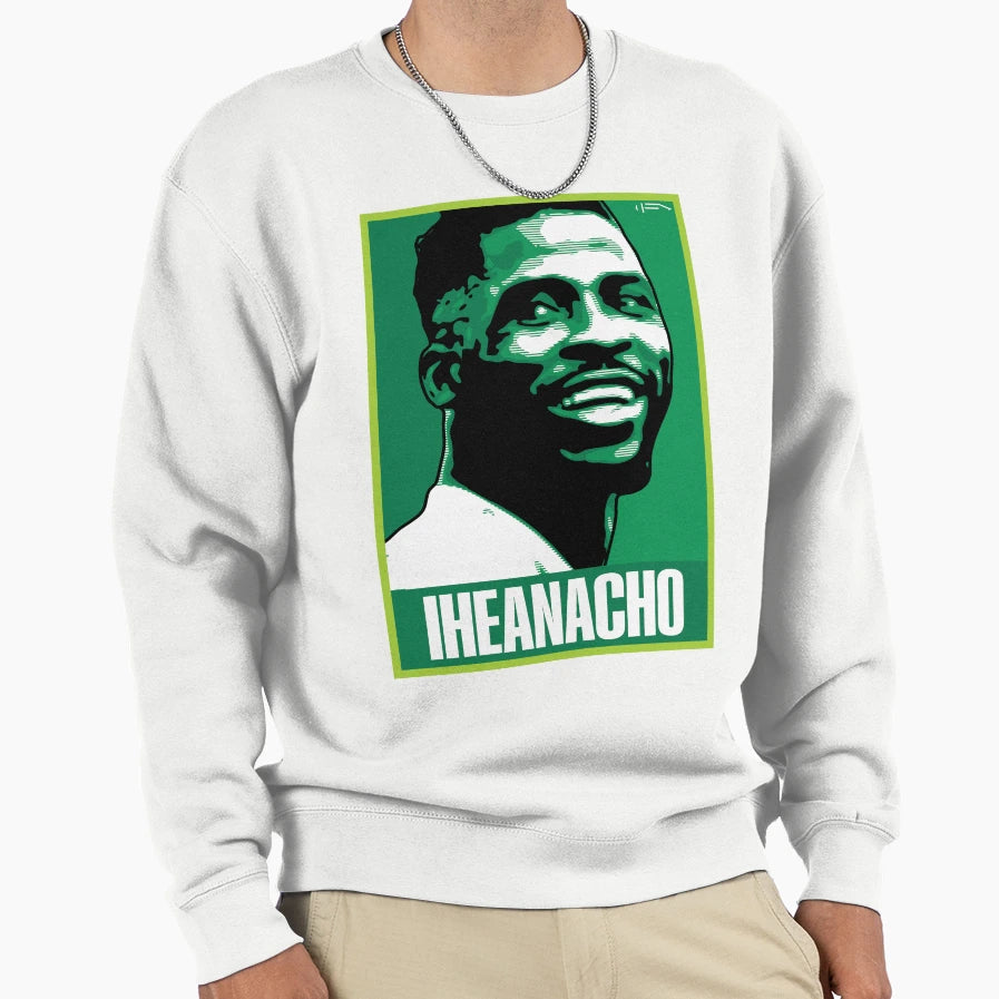 Iheanacho Nigeria Sweatshirt - Graphic Print for Adults - T-Shirt, Sweatshirt, Hoodie