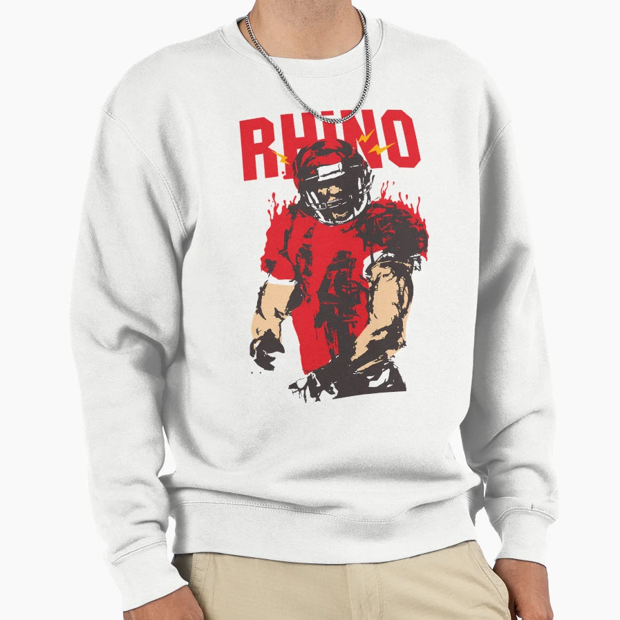 Blooded Rhino Sweatshirt - Graphic Print for Adults - T-Shirt, Sweatshirt, Hoodie