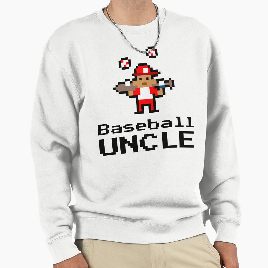 Baseball Uncle Sweatshirt - Trendy Graphic Unisex - T-Shirt, Sweatshirt, Hoodie