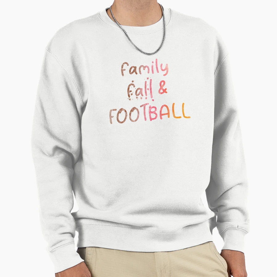 Family Fall Football Sweatshirt - Unique Graphic for Adults - T-Shirt, Sweatshirt, Hoodie