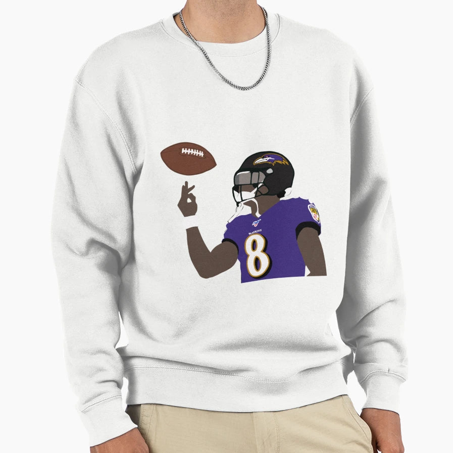Baltimore Ravens LJ Sweatshirt - Graphic Print Unisex - T-Shirt, Sweatshirt, Hoodie
