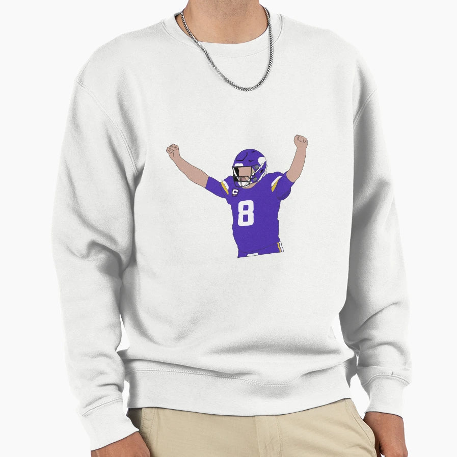 Minnesota Viking Kirk Cousins Sweatshirt - Novelty Apparel for Adults - T-Shirt, Sweatshirt, Hoodie