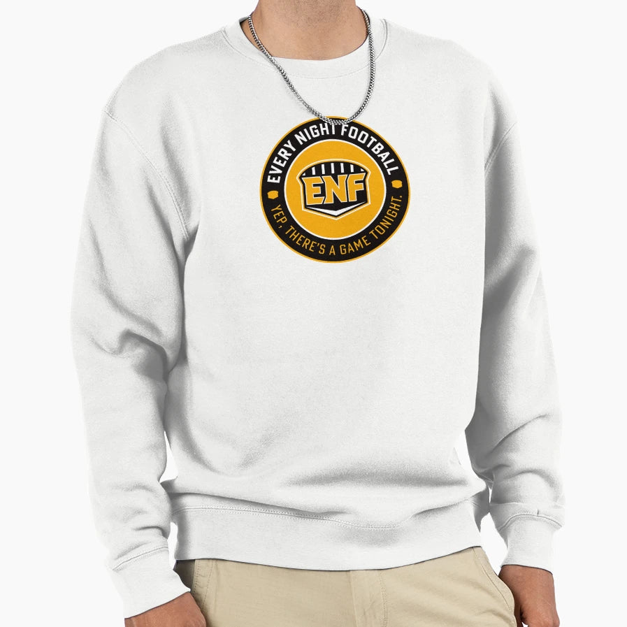Every Night Football Circular Sweatshirt - Minimalist Print Men Women - T-Shirt, Sweatshirt, Hoodie