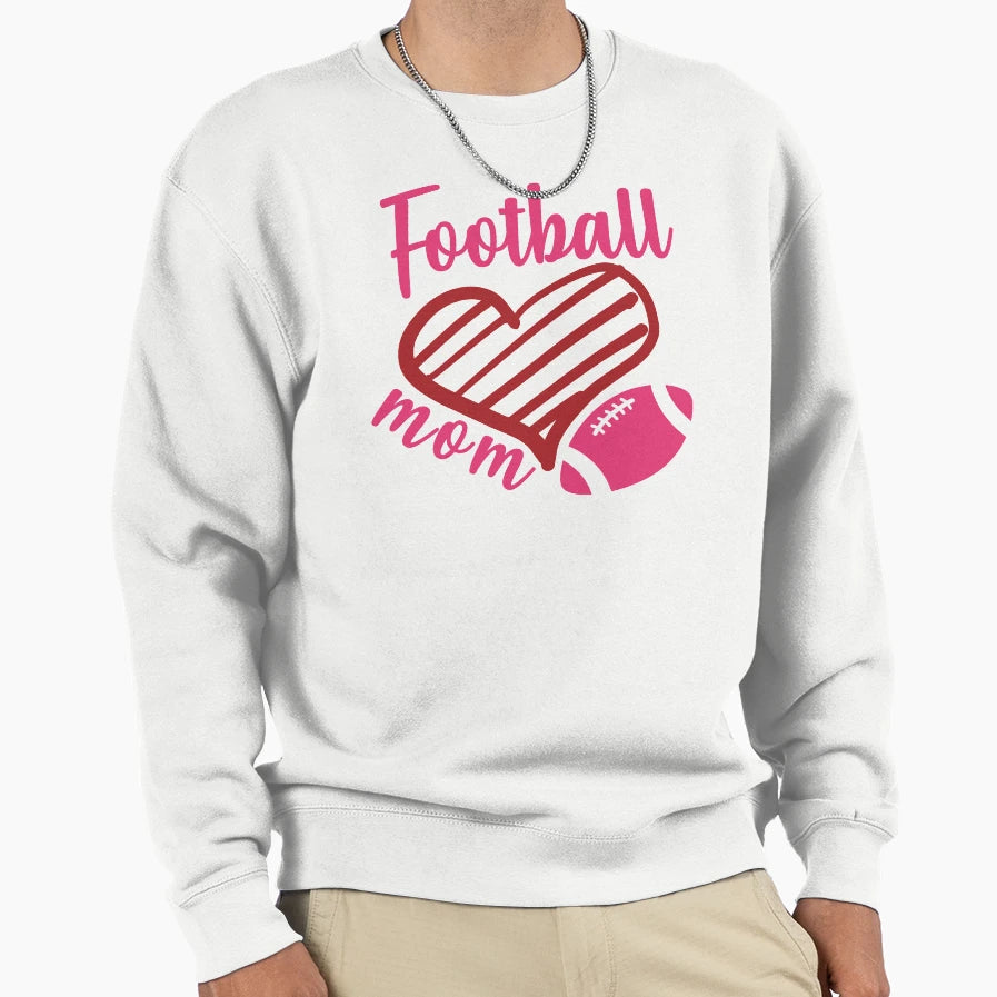Football Mom Sweatshirt - Fun Novelty Design for Adults - T-Shirt, Sweatshirt, Hoodie