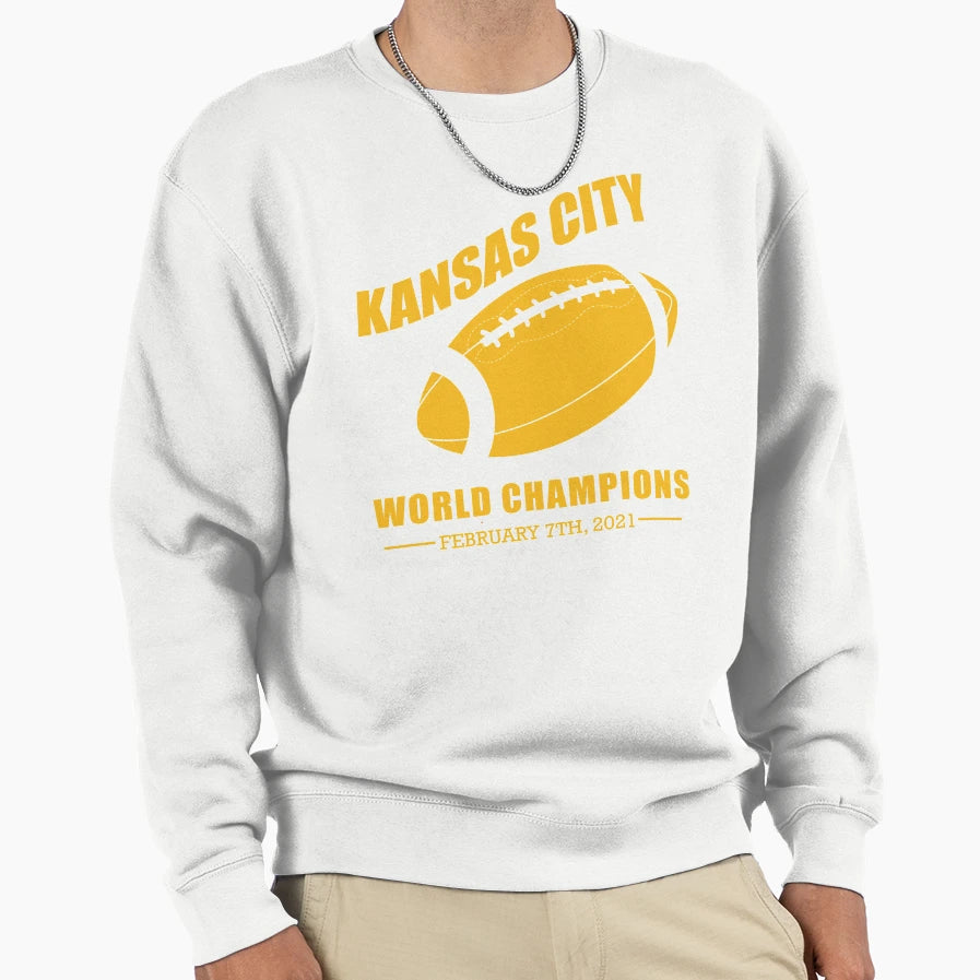 Kansas City World Champions Sweatshirt - Streetwear Style for Adults - T-Shirt, Sweatshirt, Hoodie