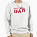 Football Dad Red Sweatshirt - Minimalist Print Men Women - T-Shirt, Sweatshirt, Hoodie