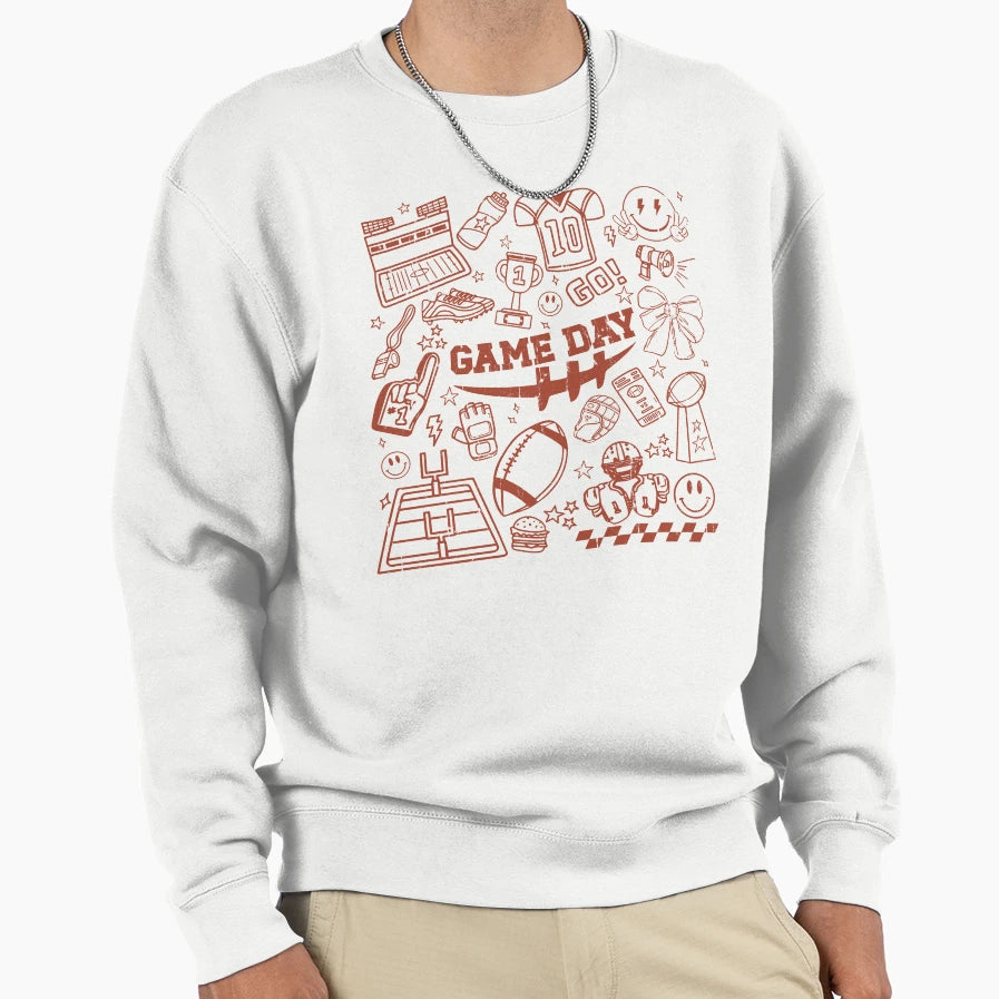 Game Day Sweatshirt - Graphic Print for Adults - T-Shirt, Sweatshirt, Hoodie
