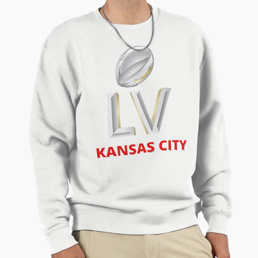 Super Bowl Lv Kansas City Sweatshirt - Fun Novelty Design Men Women - T-Shirt, Sweatshirt, Hoodie