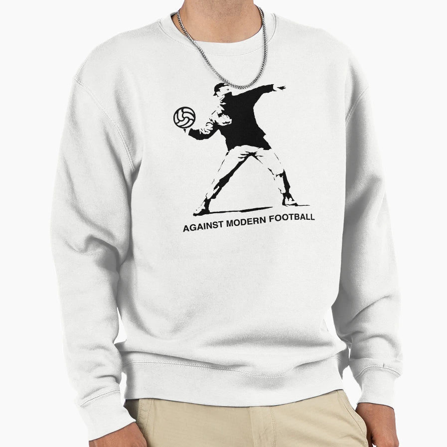 Against Modern Football Sweatshirt - Minimalist Print Unisex - T-Shirt, Sweatshirt, Hoodie