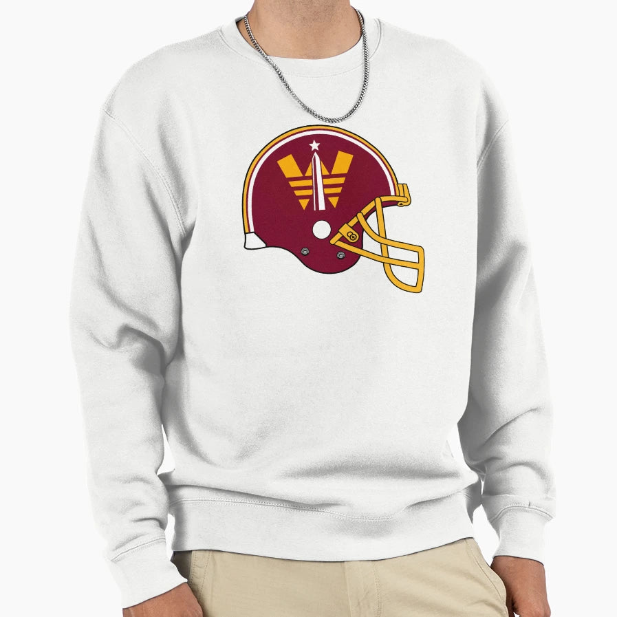 Dc Football Alternate Logo Sweatshirt - Novelty Apparel Unisex - T-Shirt, Sweatshirt, Hoodie