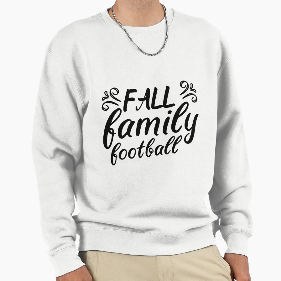 Fall Family Football Sweatshirt - Trendy Graphic for Adults - T-Shirt, Sweatshirt, Hoodie