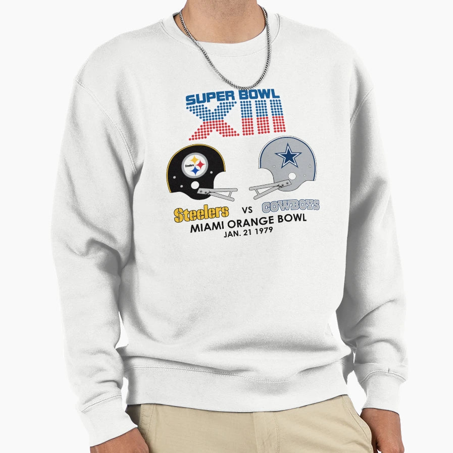 Super Bowl Xiii Sweatshirt - Minimalist Print for Adults - T-Shirt, Sweatshirt, Hoodie