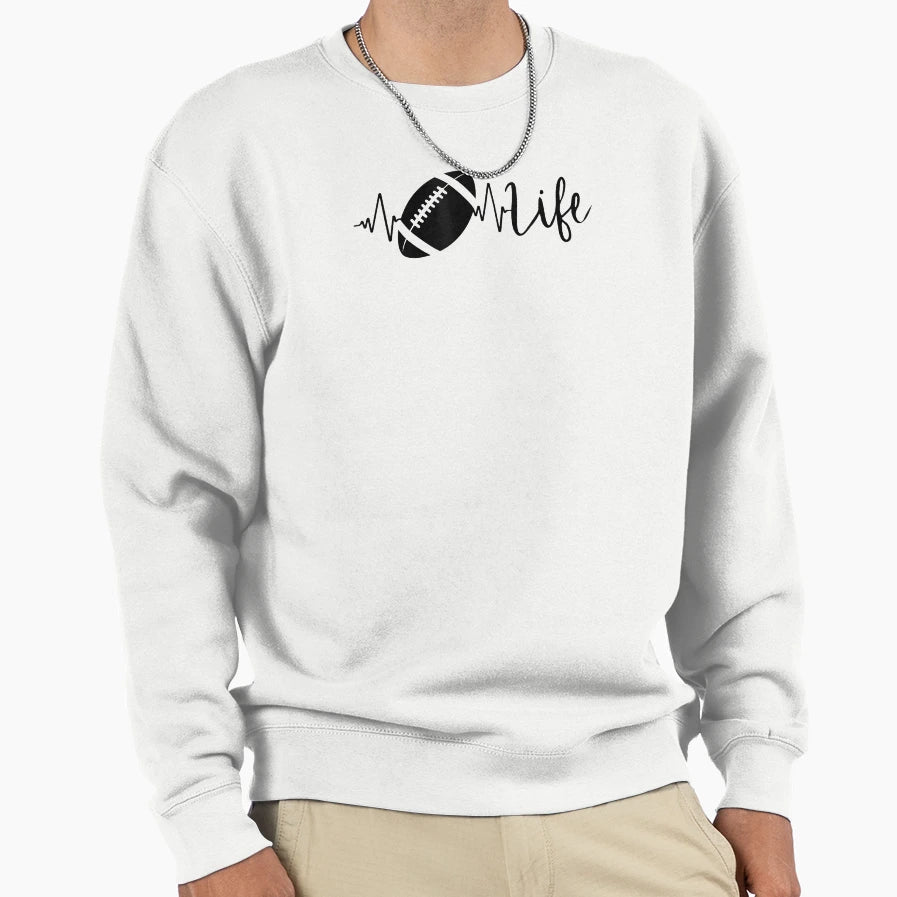 Football Life T-Shirt - Custom Art Print for Adults - T-Shirt, Sweatshirt, Hoodie