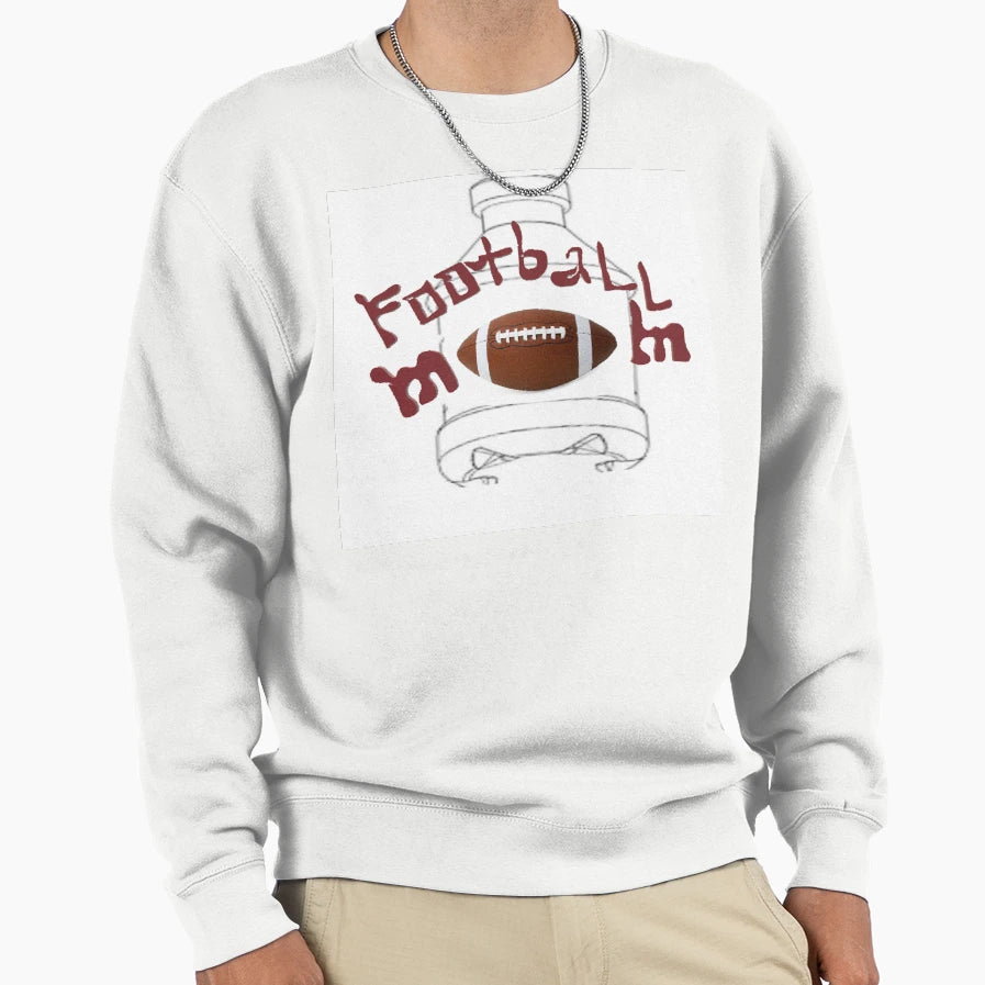 Football Mom Sweatshirt - Casual Everyday Wear Unisex - T-Shirt, Sweatshirt, Hoodie