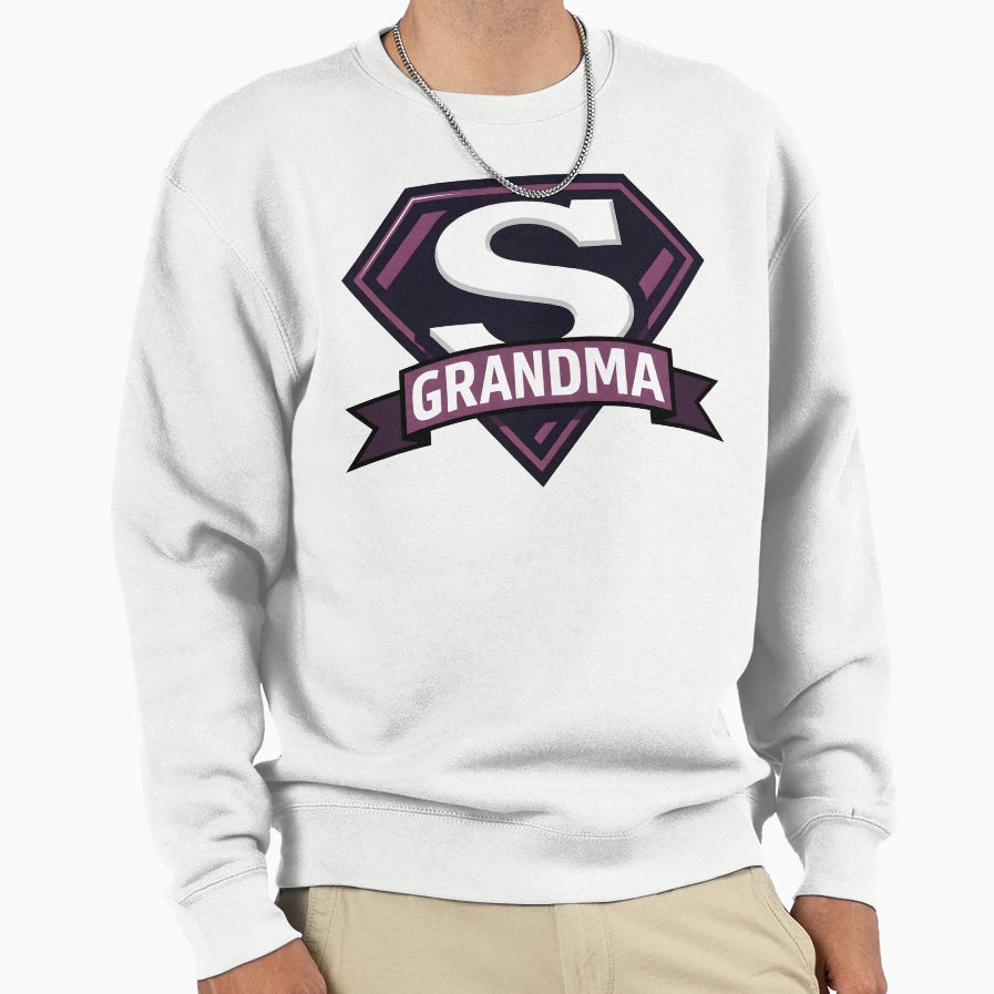 Super Grandma Grandmother Gift T-Shirt - Graphic Print Men Women - T-Shirt, Sweatshirt, Hoodie