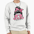Brushstroke Messy Bun Grandmas Sweatshirt - Graphic Print for Adults - T-Shirt, Sweatshirt, Hoodie