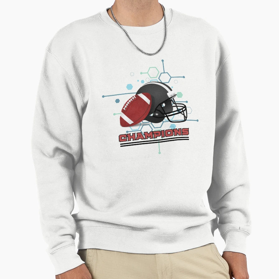 American Football Sweatshirt - Casual Everyday Wear Men Women - T-Shirt, Sweatshirt, Hoodie