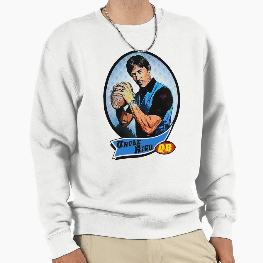 Uncle Rico Football Card Sweatshirt - Streetwear Style Unisex - T-Shirt, Sweatshirt, Hoodie