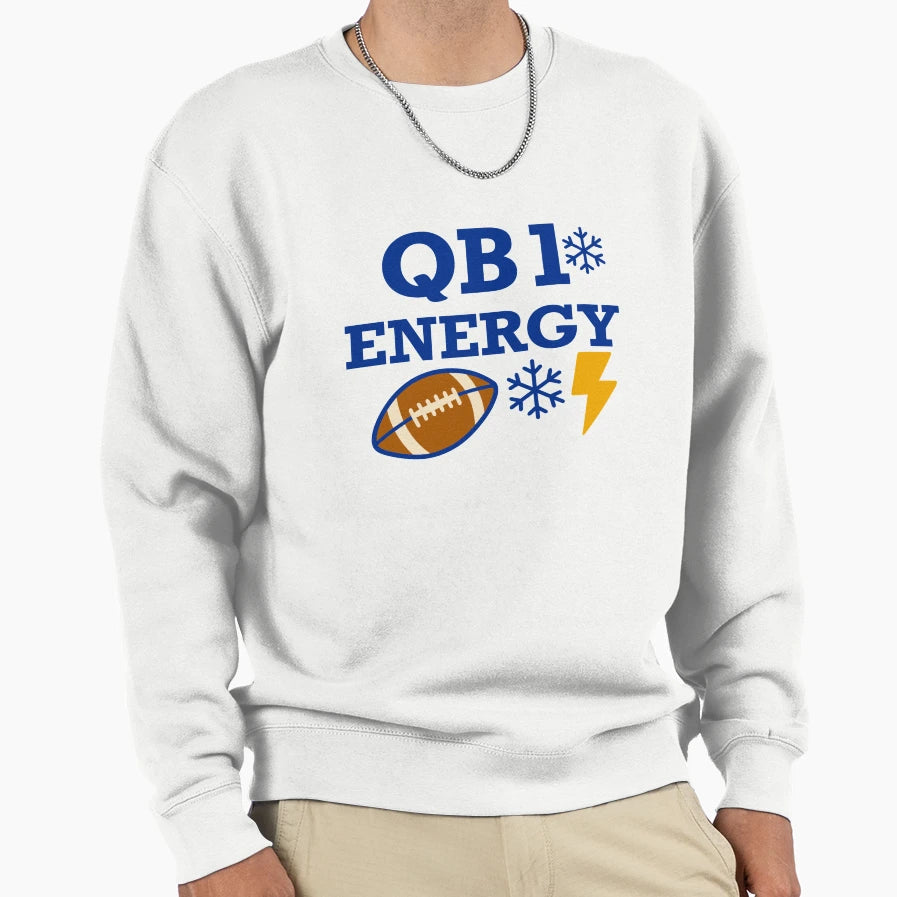 Qb1 Energy Buffalo Football Mafia Sweatshirt - Fun Novelty Design Unisex - T-Shirt, Sweatshirt, Hoodie