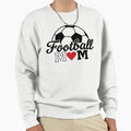 Football Mom Mothers Day Sweatshirt - Minimalist Print for Adults - T-Shirt, Sweatshirt, Hoodie