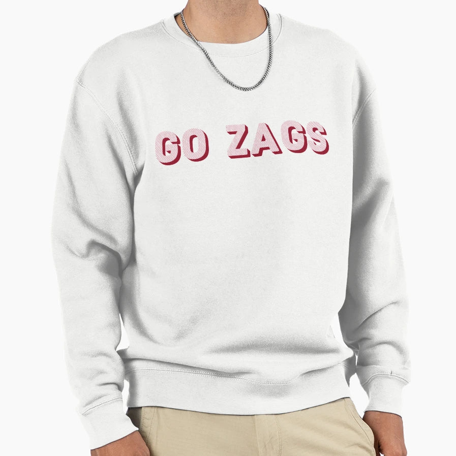 Go Zags Sweatshirt - Graphic Print for Adults - T-Shirt, Sweatshirt, Hoodie