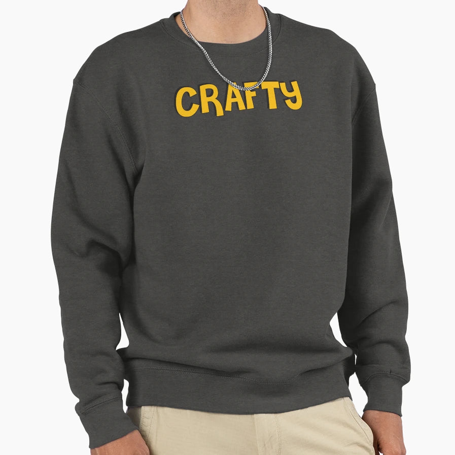 Film Crew Set Crafty Gold Text Front Sweatshirt - Novelty Apparel Unisex - T-Shirt, Sweatshirt, Hoodie
