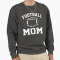 Football Mom Sweatshirt - Minimalist Print for Adults - T-Shirt, Sweatshirt, Hoodie