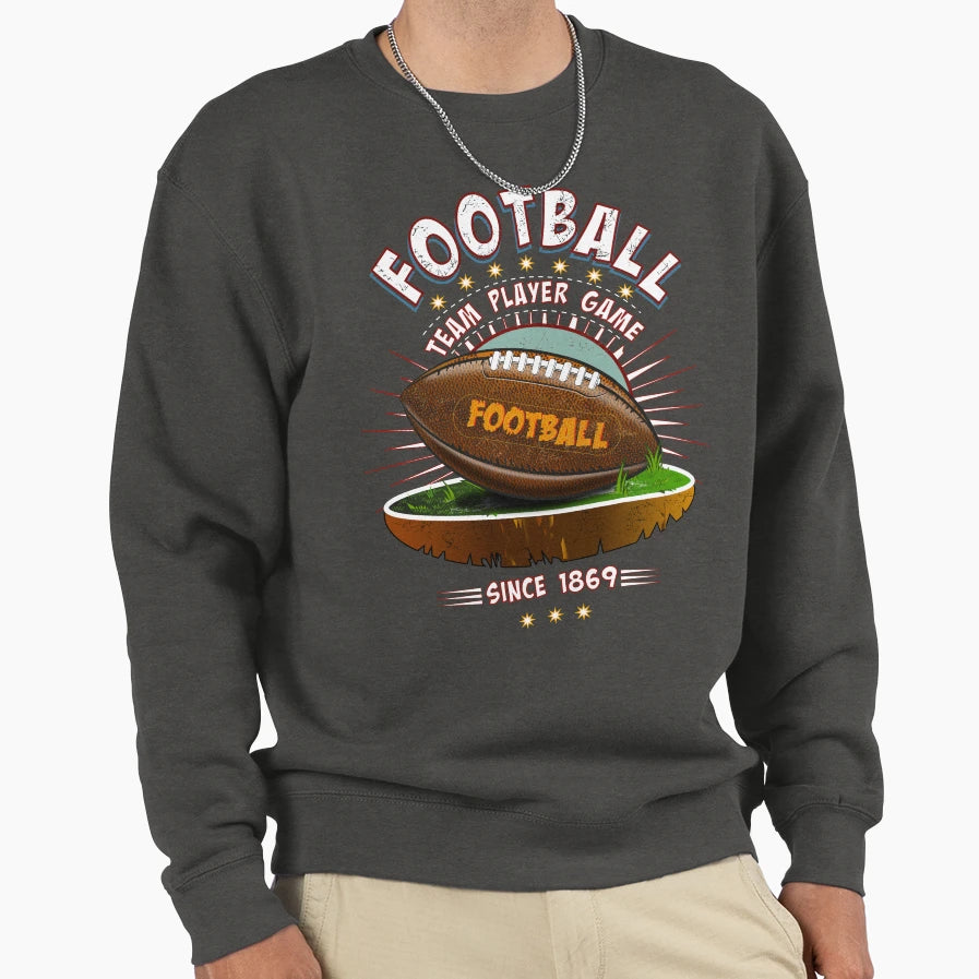 American Football Sweatshirt - Trendy Graphic Unisex - T-Shirt, Sweatshirt, Hoodie