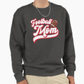 Football Mom Nautical Blue And Red Sweatshirt - Unique Graphic Men Women - T-Shirt, Sweatshirt, Hoodie