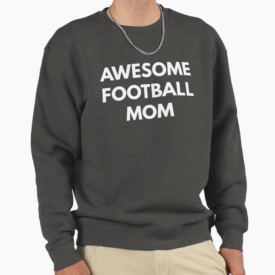 Awesome Football Mom Mom Life T-Shirt - Trendy Graphic for Adults - T-Shirt, Sweatshirt, Hoodie