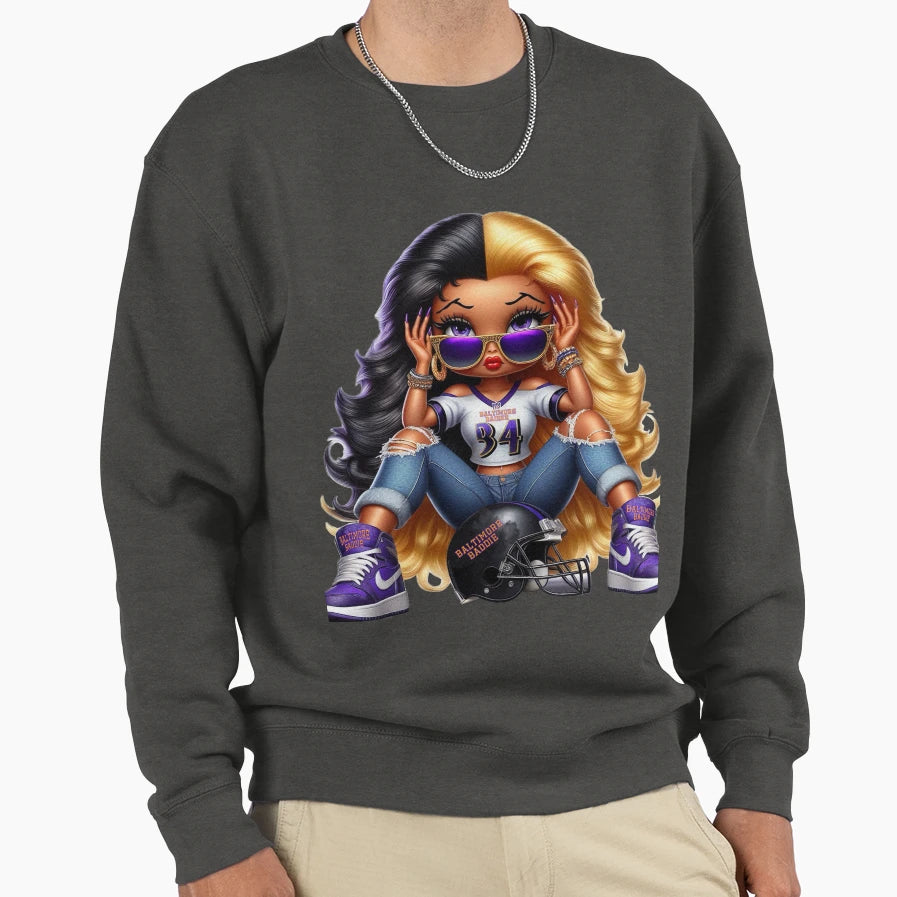 Baddie B More Betty Sweatshirt - Unique Graphic Men Women - T-Shirt, Sweatshirt, Hoodie