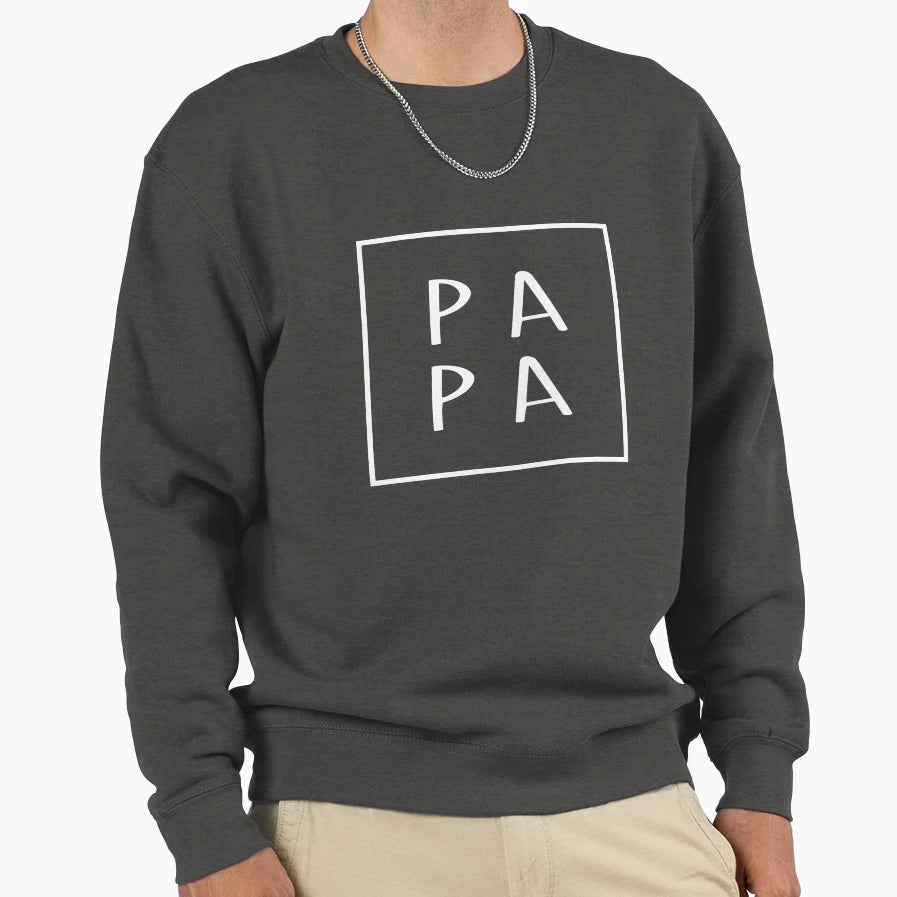 Papa New Parents Gift Fathers Day T-Shirt - Fun Novelty Design for Adults - T-Shirt, Sweatshirt, Hoodie