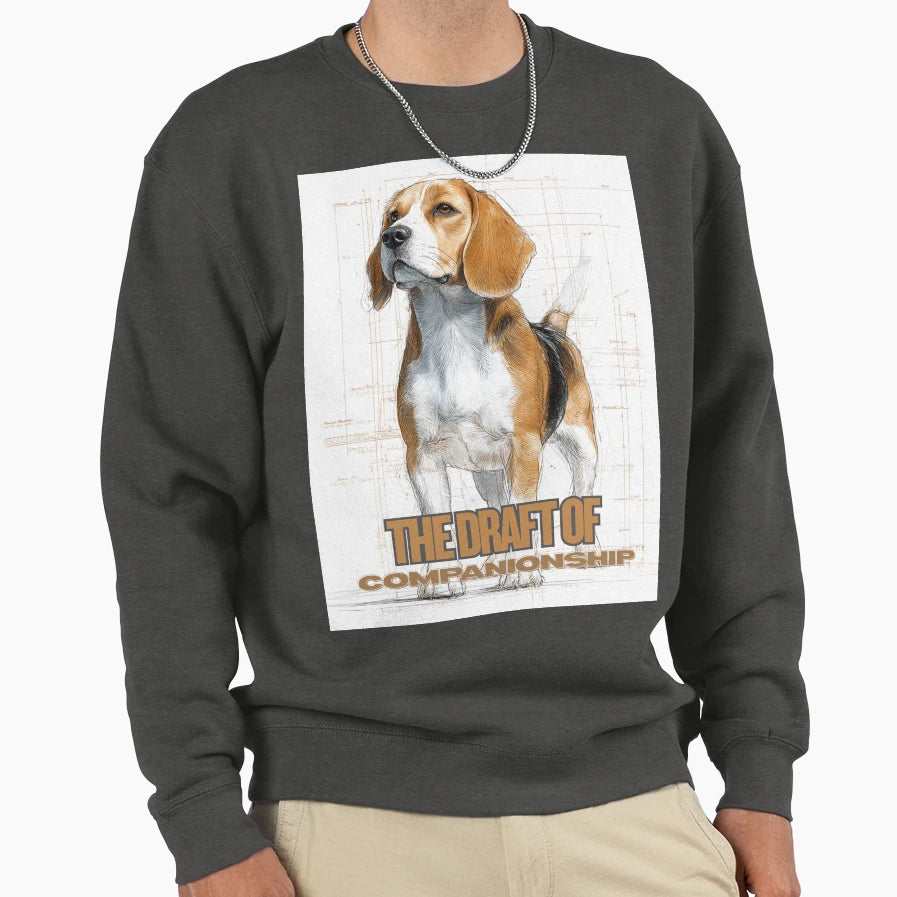 Blueprint Digital Art Sweatshirt - Trendy Graphic Unisex - T-Shirt, Sweatshirt, Hoodie