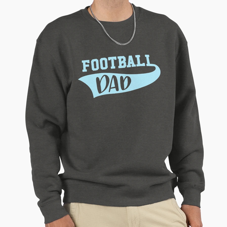 Football Dad Sweatshirt - Unique Graphic for Adults - T-Shirt, Sweatshirt, Hoodie