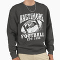 Baltimore Football Sweatshirt - Aesthetic Graphic for Adults - T-Shirt, Sweatshirt, Hoodie