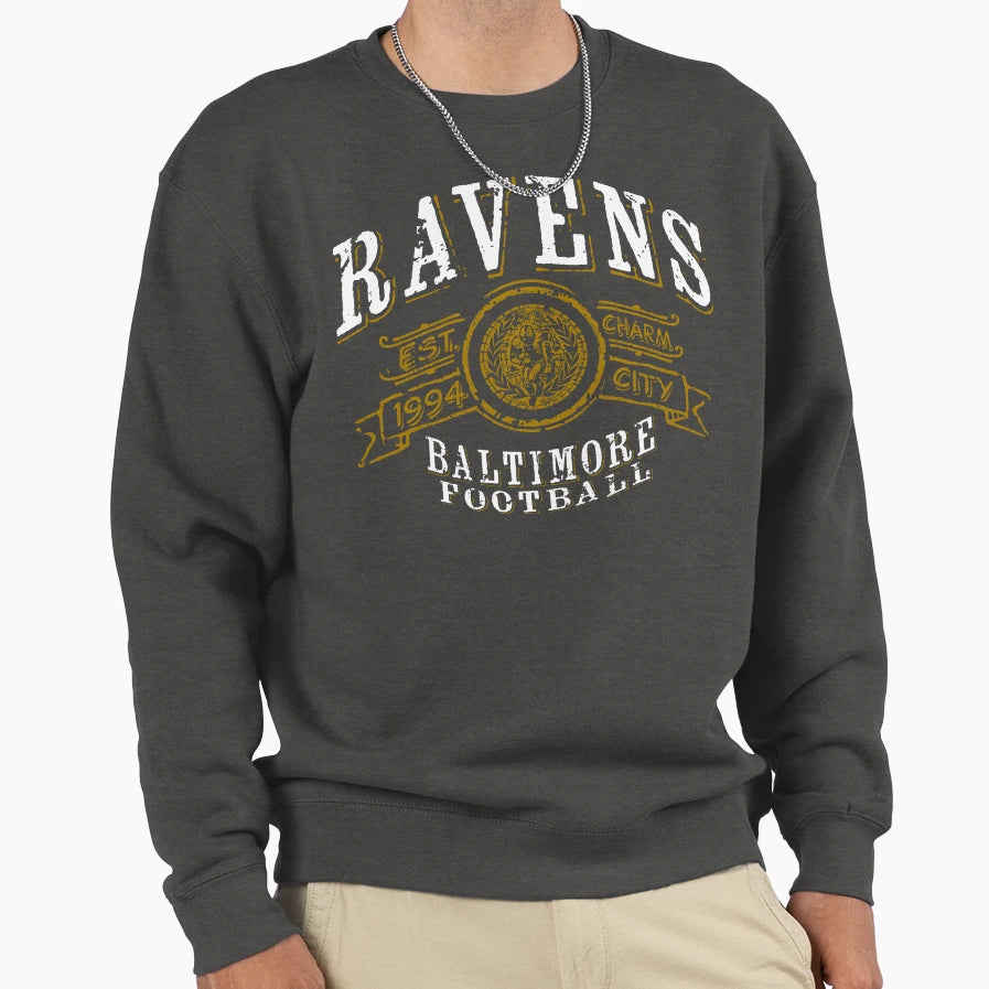 Ravens Football Sweatshirt - Streetwear Style Men Women - T-Shirt, Sweatshirt, Hoodie