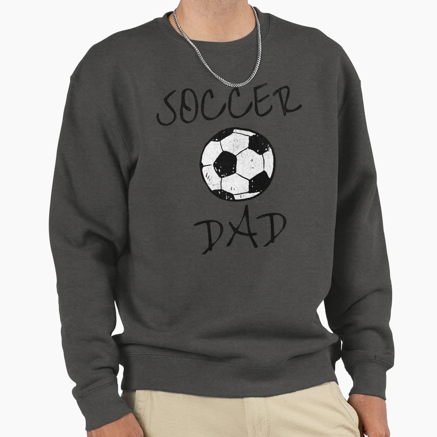 Soccer Dad Soccer Ball Sweatshirt - Custom Art Print Unisex - T-Shirt, Sweatshirt, Hoodie