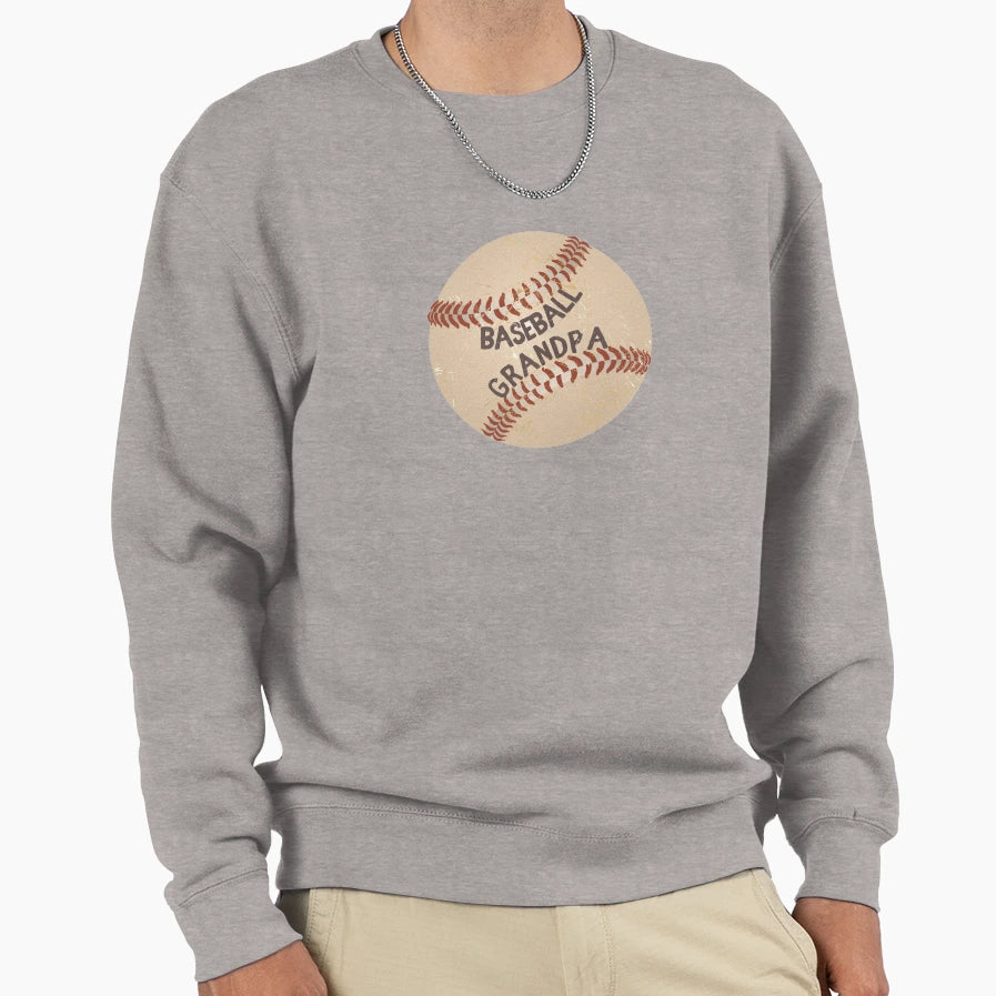 Baseball Grandpa Sweatshirt - Unique Graphic Unisex - T-Shirt, Sweatshirt, Hoodie