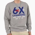 6X Champions New England Super Bowl T-Shirt - Novelty Apparel Men Women - T-Shirt, Sweatshirt, Hoodie